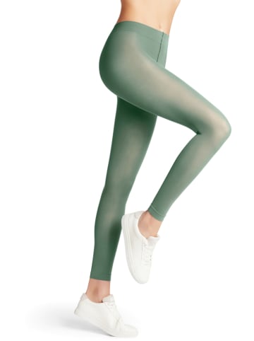 Falke Legginsy "Pure Matt" w kolorze zielonym - 50 DEN