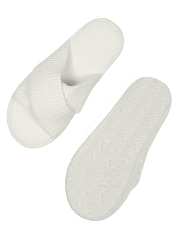 Hunkemöller Hausschuhe "Soft Waffle" in Weiß
