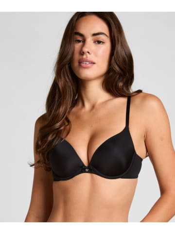 Hunkemöller 3-delige set: beha's met beugel "P&M" zwart/beige/wit