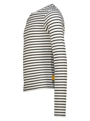 Vingino Longsleeve "Basic" in Creme/ Schwarz