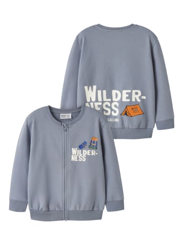 name it Sweatjacke "Oswald" in Hellblau