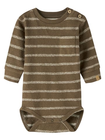 Lil Atelier Romper "Moby" bruin
