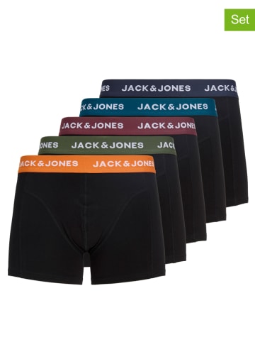 Jack & Jones 5er-Set: Boxershorts in Schwarz