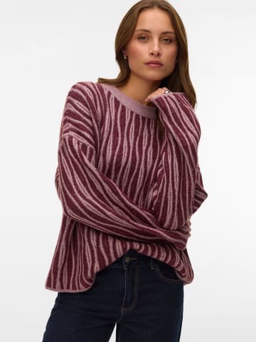 Vero Moda Pullover in Bordeaux/ Rosa