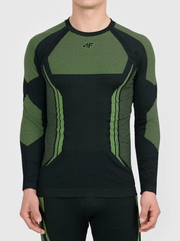 4F Thermolongsleeve in Grün/ Schwarz