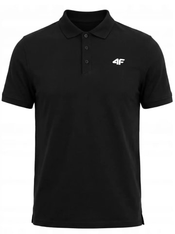 4F Poloshirt in Schwarz