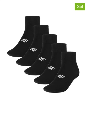 4F 5er-Set: Socken in Schwarz