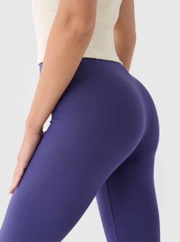 4F Legginsy w kolorze granatowym