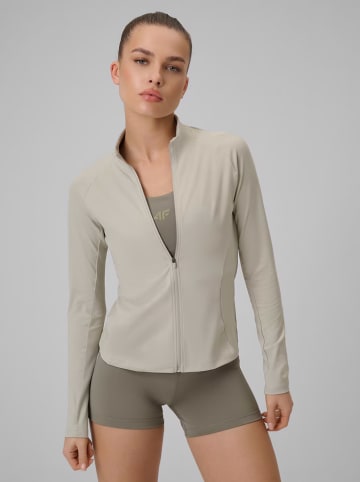 4F Sweatjacke in Sand