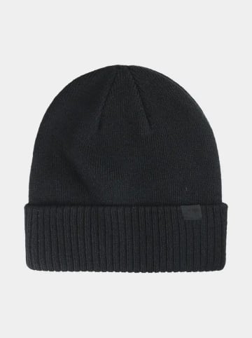 4F Beanie in Schwarz
