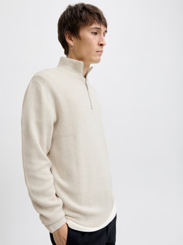 Jack & Jones Sweter w kolorze kremowym