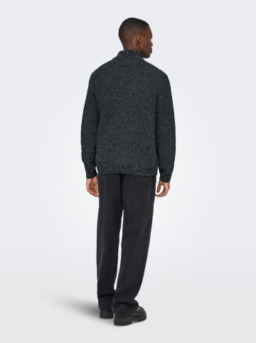 ONLY & SONS Trui "Edge" donkerblauw