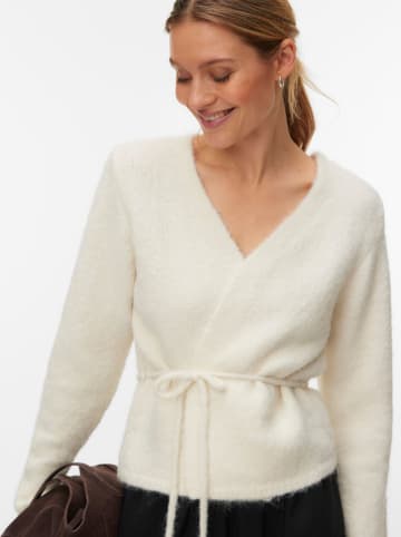 Vero Moda Kardigan w kolorze kremowym