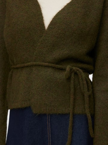 Vero Moda Kardigan w kolorze ciemnozielonym