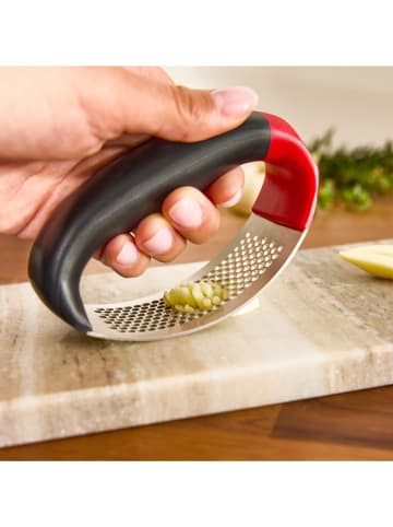 Tefal Knoflookpers ''Ingenio Plus'' zwart/rood - (L)10,8 cm