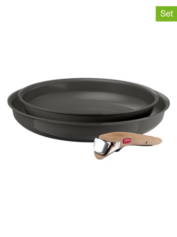 Tefal 3tlg. Bratpfannen-Set ''Renew'' in Grau