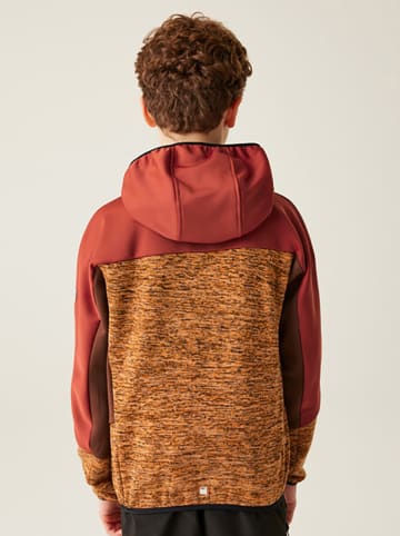 Fleecejacke "Dissolver IX" in Orange/ Rot