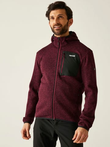 Fleecejacke "Newhill" in Bordeaux