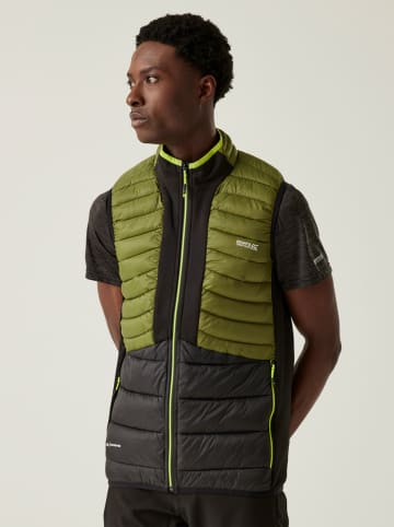 Functionele bodywarmer "Leedre" groen/zwart