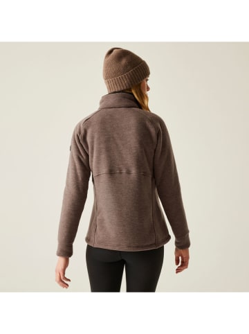 Fleece vest "Emilde" bruin