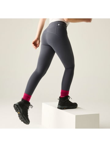 Legginsy funkcyjne "Holeen Pro Compress" w kolorze antracytowym