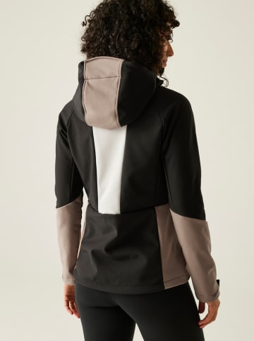 Softshelljacke "Desoto" in Weiß/ Beige/ Schwarz