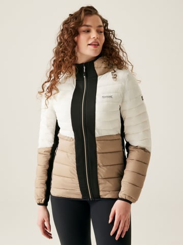 Hybridjacke "Leedre" in Weiß/ Beige