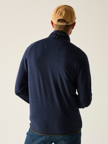 Fleece vest "Malton" donkerblauw