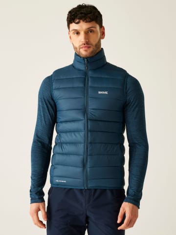 Doorgestike bodywarmer "Marizion" blauw