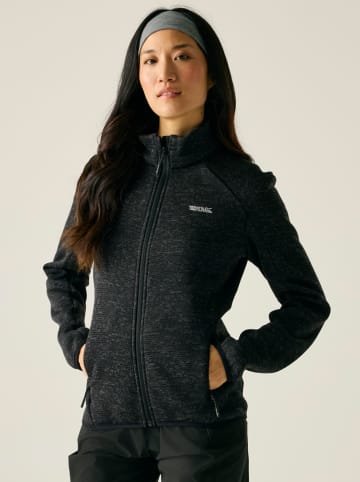 Fleecejacke "Newhill" in Schwarz