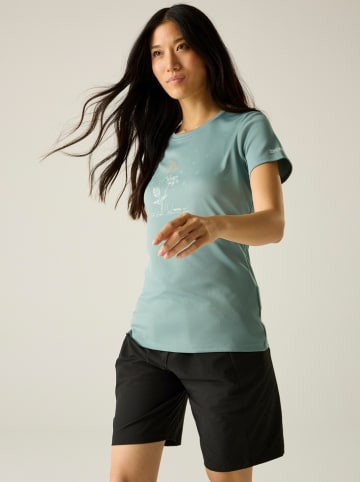 Funktionsshirt "Fingal Slogan" in Türkis