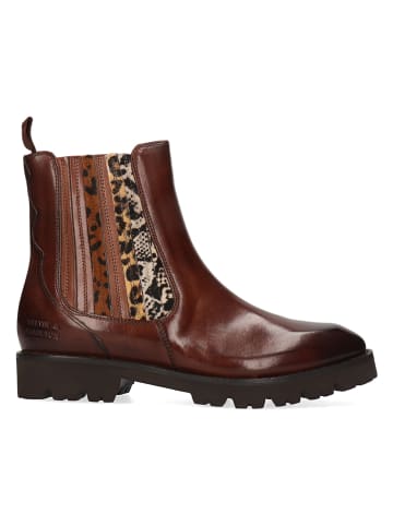 Leder-Boots "Lexi 2" in Hellbraun