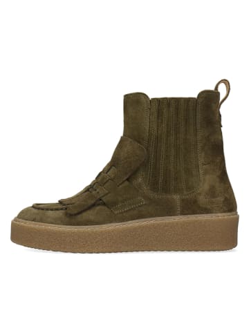 MELVIN & HAMILTON Skórzane sztyblety "Farah 3" w kolorze khaki