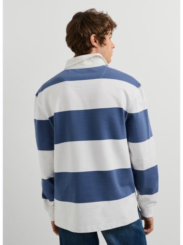 Pepe Jeans Poloshirt in Weiß/ Dunkelblau