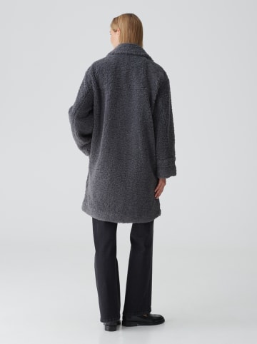 OPUS Teddymantel in Grau