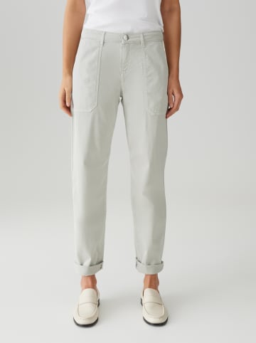 OPUS PANTS Spodnie w kolorze szarym