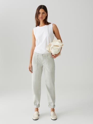 OPUS PANTS Spodnie w kolorze szarym