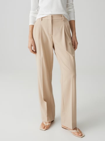 OPUS PANTS Spodnie w kolorze beżowym