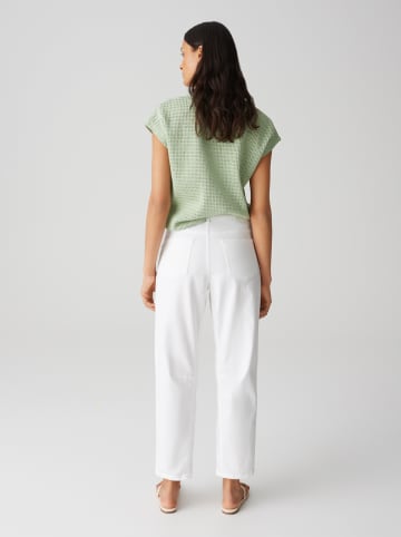 OPUS PANTS Spijkerbroek - Barrel fit - wit