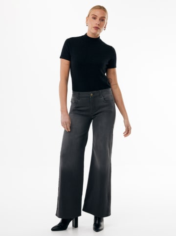 Mexx Spijkerbroek - wide leg - antraciet