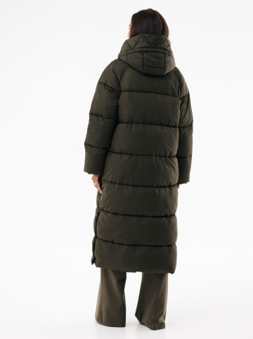 Mexx Płaszcz zimowy w kolorze khaki