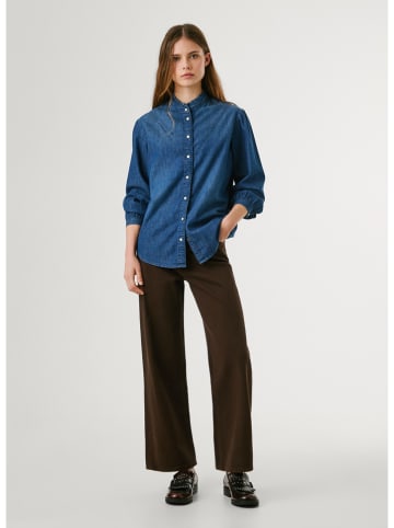 Jeansbluse in Blau
