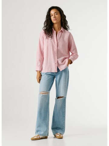 Hemd "Bernany" in Rosa/ Weiß