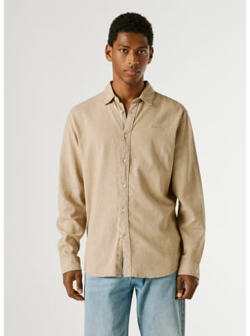 Hemd "Payton" in Beige