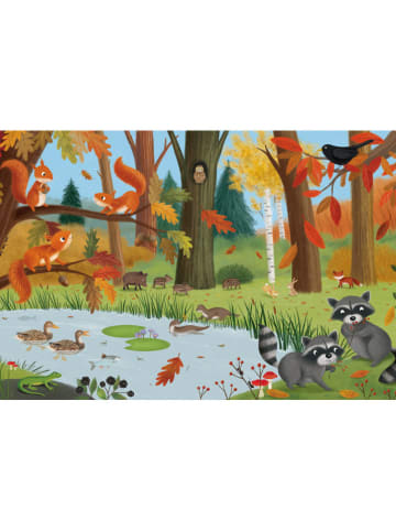 3x 24tlg. Puzzle "Wald & Wiesentiere" - ab 3 Jahren