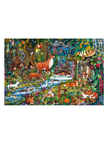150tlg. Puzzle "Tiere in den Wäldern Europas" - ab 7 Jahren
