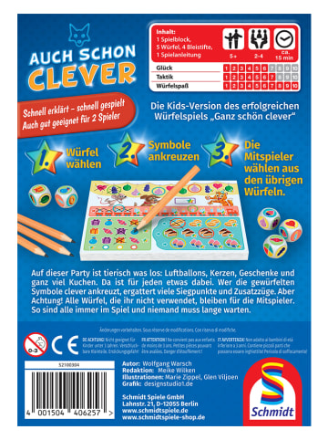 Würfelspiel "Auch schon Clever" - ab 5 Jahren