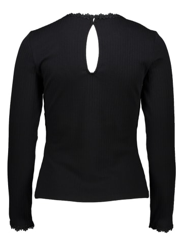 Longsleeve "Vibabia" in Schwarz