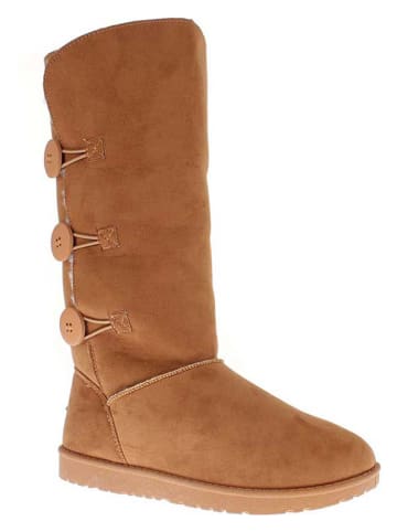 Winterstiefel "Flora" in Hellbraun