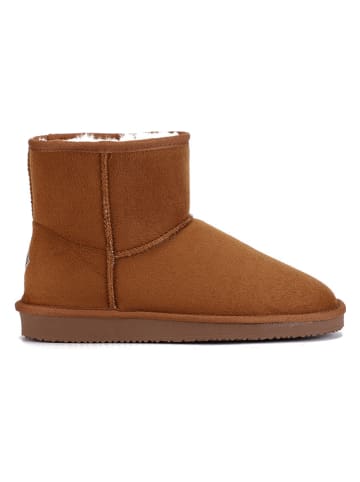 Winterboots "Stela" in Hellbraun